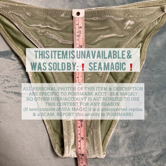 🌺 SOLD 🌺 Triangl Kiara Velvet Bikini Set - Picture 13 of 14